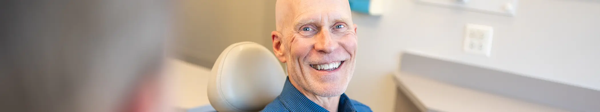 Portrait of mature woman with beautiful teeth